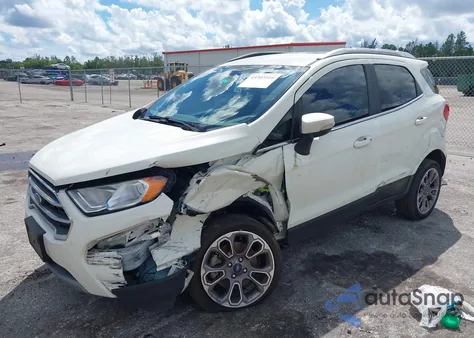 2020 Ford Ecosport Titanium z USA, uszkodzony, nr VIN MAJ6S3KL7LC361411